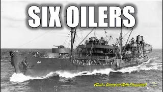 Six Oilers - USS Neosho, Cimarron, Platte, Guadalupe, Kaskaskia & Sabine - in early WWII