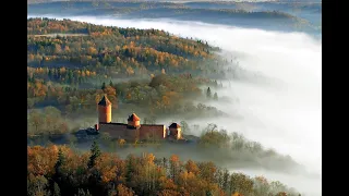 Sigulda. History of Turaida Castle.Schloss Treiden. Турайдский замок .Turaidas pils.