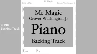 Boohyun | Mr Magic Piano Backing Track (Grover Washimgton Jr)