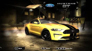 nfs most wanted - 2018 Ford Mustang GT Mod Gameplay [1080p HD]