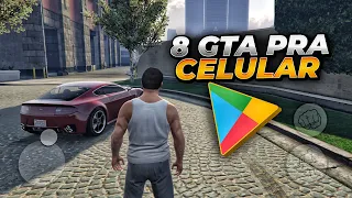 GTA 5 NO CELULAR!! 8 MELHORES JOGOS ESTILO GTA PARA CELULAR!!