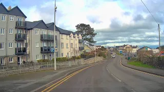 Driving the A5025 in North Wales from Pentraeth to Benllech, Anglesey - 01/03/24 // dashcam footage