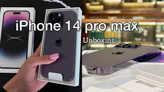 UNBOXİNG İPHONE 14 PRO MAX  ( deep purple ) *aesthetic*