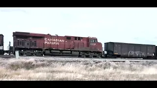 All CP Power!  680 Axles Thru Webb SK With An Eastbound Coal Train