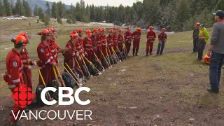 Wildfire recruits train in snow, sleet and rain