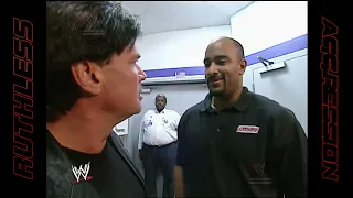 Jonathan Coachman informs Eric Bischoff of an emergency | WWE RAW (2003)