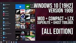 WINDOWS 10 19H2 - [GAMING EDITION] [1909] [19H2]