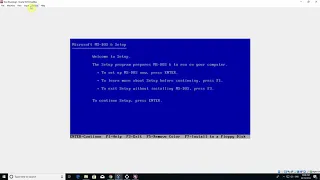 Installing MS-DOS part 1 on Virtualbox High quality re upload