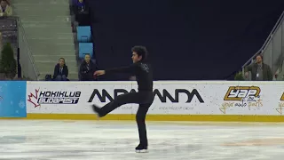 2017 Santa Claus Cup : Philip WARREN(FRA) - FS SENIOR MEN, Free skating