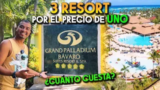 Grand palladium Bávaro un Resort todo incluido BARATO 3x1