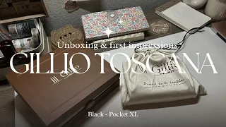 UNBOXING & FIRST IMPRESSIONS // GILLIO TOSCANA BLACK | POCKET XL