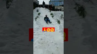 Landslide|snow fall😯😱|#shortfeed #viral #shorts #landslide #snowfall #snowfall2023#trend #landslides