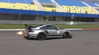 1200HP 9ff Porsche 997 Turbo shooting flames! | Crazy Accelerations & Fly By's !