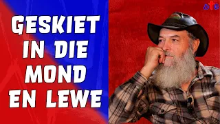 Geskiet in die mond en lewe