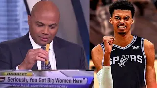 Charles Barkley Reacts To San Antonio Getting Victor Wembanyama