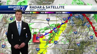 Our chances for thunderstorms tonight: Saturday, April 27th