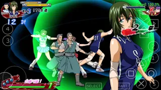 Ikki Tousen: Xross Impact 720p gamesplay  ppsspp gold emulator + download