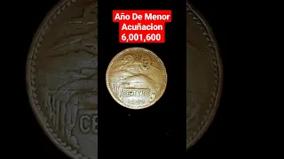 20 Centavos Teotihuacan  1959 Año De Menor Acuñacion  6,016,000