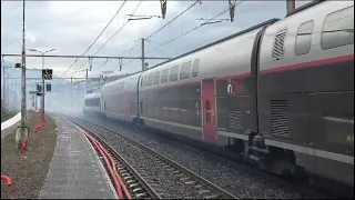 Départ en retraite d'un conducteur de train avec pétard ( merci à Math_spotting_73 )