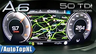 2019 AUDI A6 50 TDI ACCELERATION & TOP SPEED 0-264km/h LAUNCH CONTROL by AutoTopNL