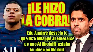 Edu Aguirre desveló lo que hizo Mbappé al enterarse de que Al Khedira estaba también en Madrid.