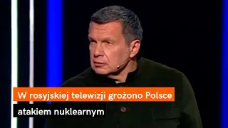 W rosyjskiej telewizji grożono Polsce atakiem nuklearnym. "Powód" ma być jeden