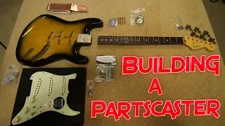 Building a Partscaster Stratocaster guitar with Fender parts