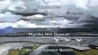 Sunshower from Precipitations for Solo Piano by Martha Hill Duncan