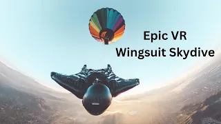 Roller Coaster like Wingsuit Skydive | Immersive 360 VR