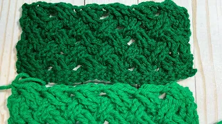 CROCHET : Celtic Weave stitch pattern