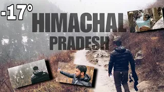 Snow fall trek -17° Degree temperature 🥶|| Must visit sight in Himachal pradesh ❤️