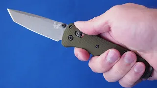 Нож Benchmade Bailout 537GY-1 с клинком танто CPM-M4 Cerakote и стеклобоем USA