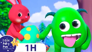 Rainbow Hopping Bunny Happy Easter | Little Baby Bum | Nursery Rhymes & Cartoons for Kids | Moonbug