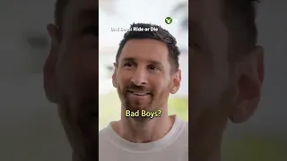 Messi speaks English during Bad Boys promo video #shorts #football #viral