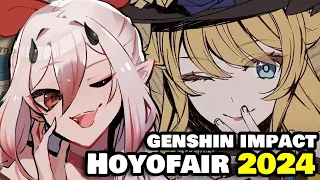 BEST ONE YET | HoYoFair 2024 Livestream New Year Genshin Impact Fan Art Special Program React