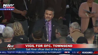 FALLEN OFFICER VIGIL: Community Gathers to Remember Salt River PD's Clayton Townsend (FNN)