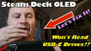 Steam Deck OLED: USB-C Storage Devices Don't Work?  Emergency Fix Inside!