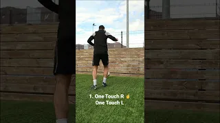 Wall Passing Drills #soccer #football #youtubeshorts