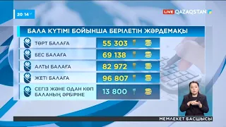 Үкімет балалы отбасыларға 4 түрлі жәрдемақы береді