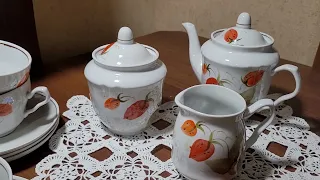 Чайный сервиз советского периода 🍵. Барановка.