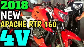 2018 New Tvs Apache RTR 160 4v Price And Details