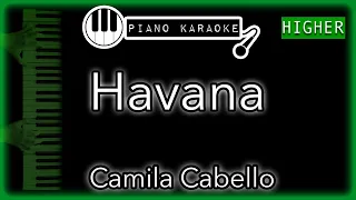Havana (HIGHER +3) - Camila Cabello - Piano Karaoke Instrumental
