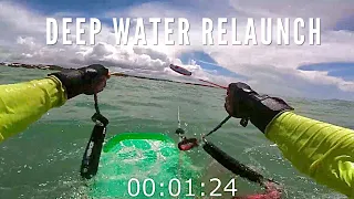 Flysurfer Soul RELAUNCH on deep water | RAW POV KITE FOIL