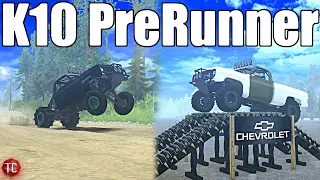 SpinTires MudRunner: Chevy K10 PreRunner & SAND TRUCK!