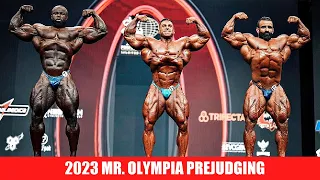 2023 Mr. Olympia Top 3 Bodybuilding Prejudging: Derek, Hadi, and Samson