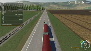 FS19 300.000 liter road train acceleration and stopping test (Kenworth T408 Mod)