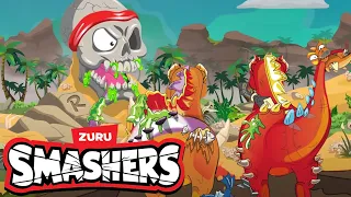 Skull Mountain + More | 2 HOUR Of SMASHERS! | ZURU | Smashers World | Cartoons for Kids