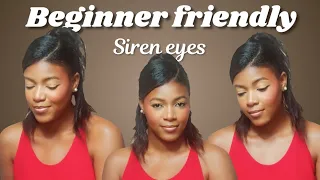 SIREN EYES MAKEUP TUTORIAL - beginner friendly