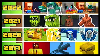 MINECRAFT - TODOS OS MOBS PERDEDORES VOTAÇÕES ADICIONADOS NA BEDROCK