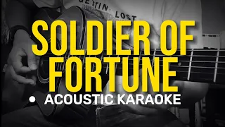 Soldier of Fortune - Deep Purple (Acoustic Karaoke)